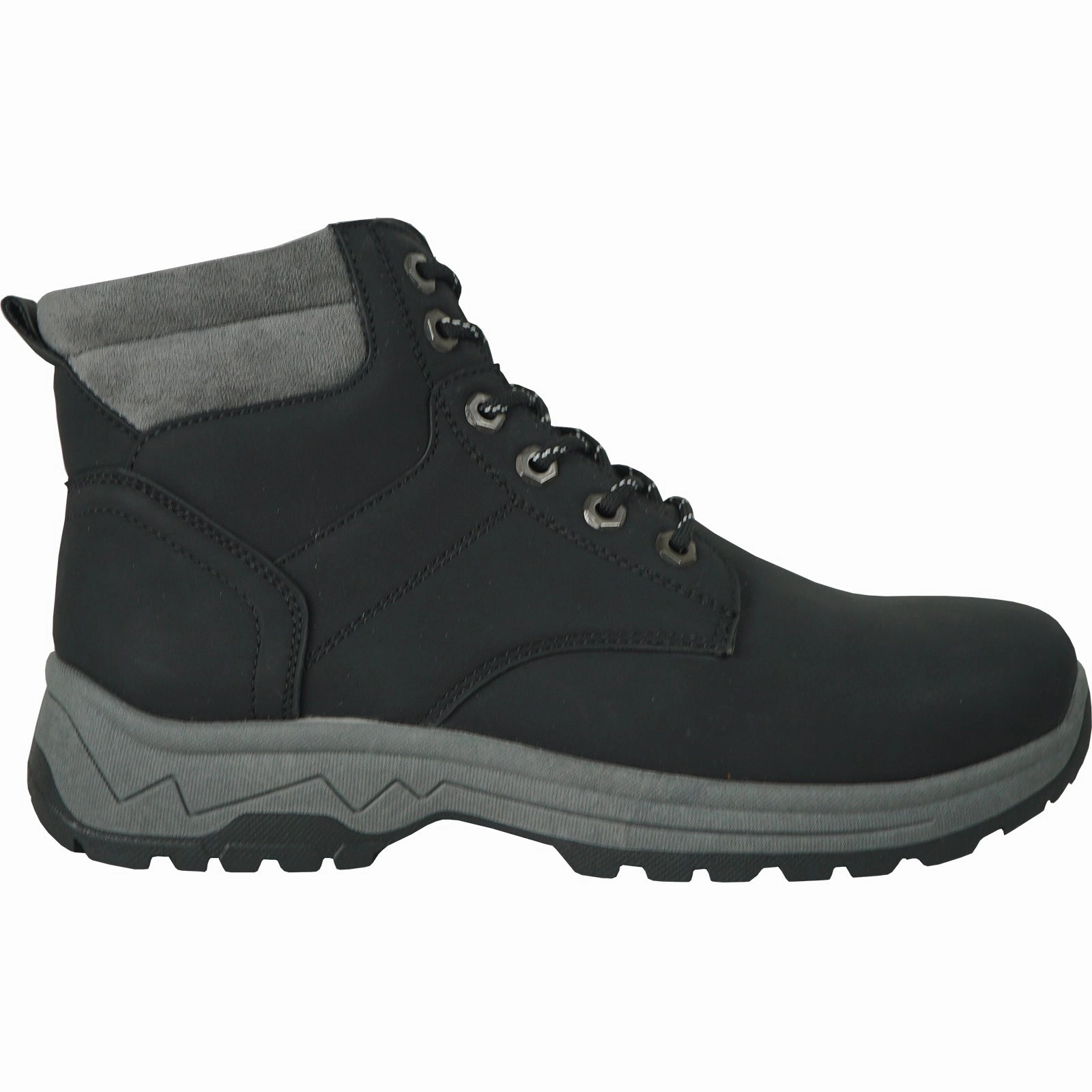 Boots Sherpa KOZI Men Boot TAD Casual Winter Fur Boot Black - Water Resistant