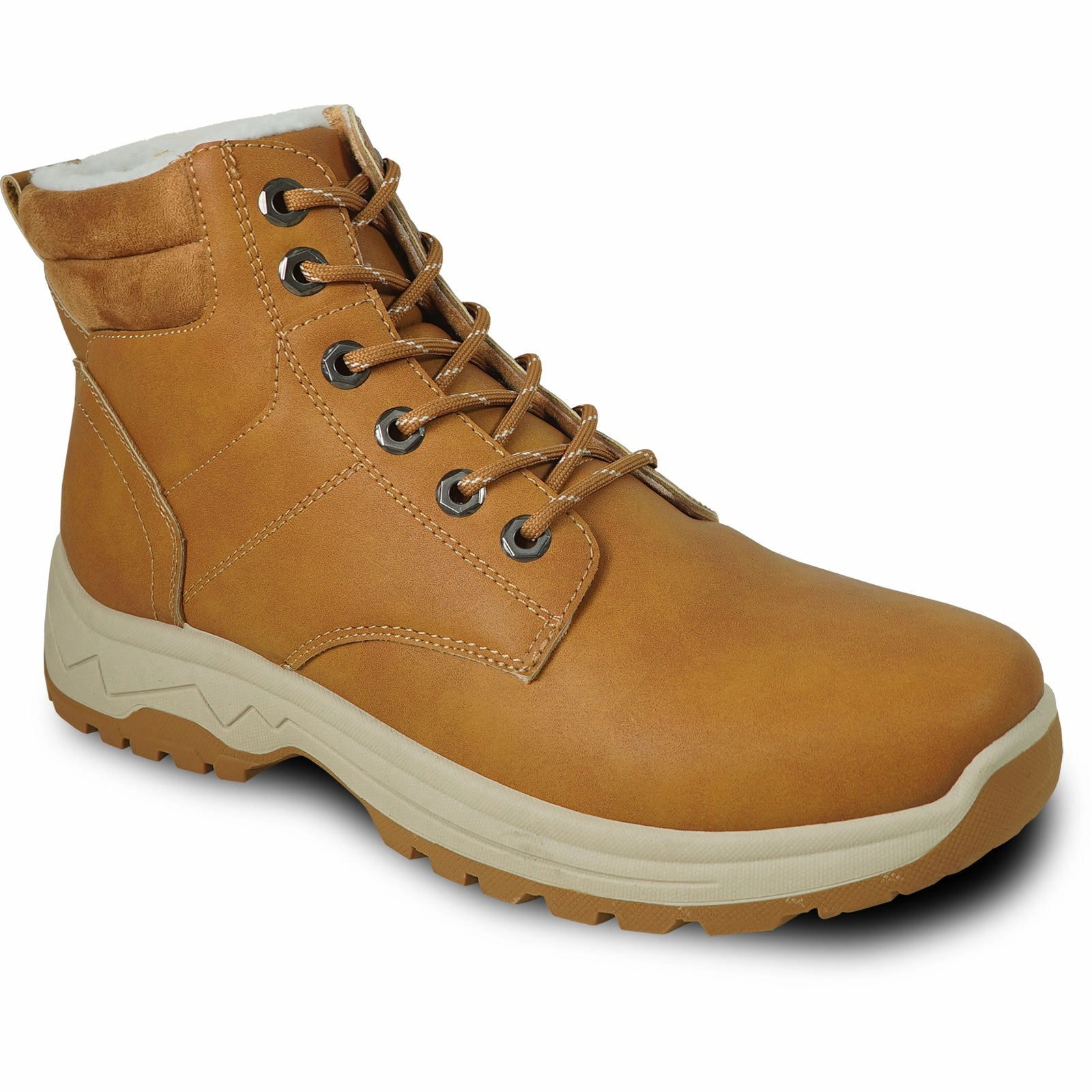 KOZI Men Boot TAD Casual Winter Fur Boot Wheat - Water Resistant Boots Cheetah