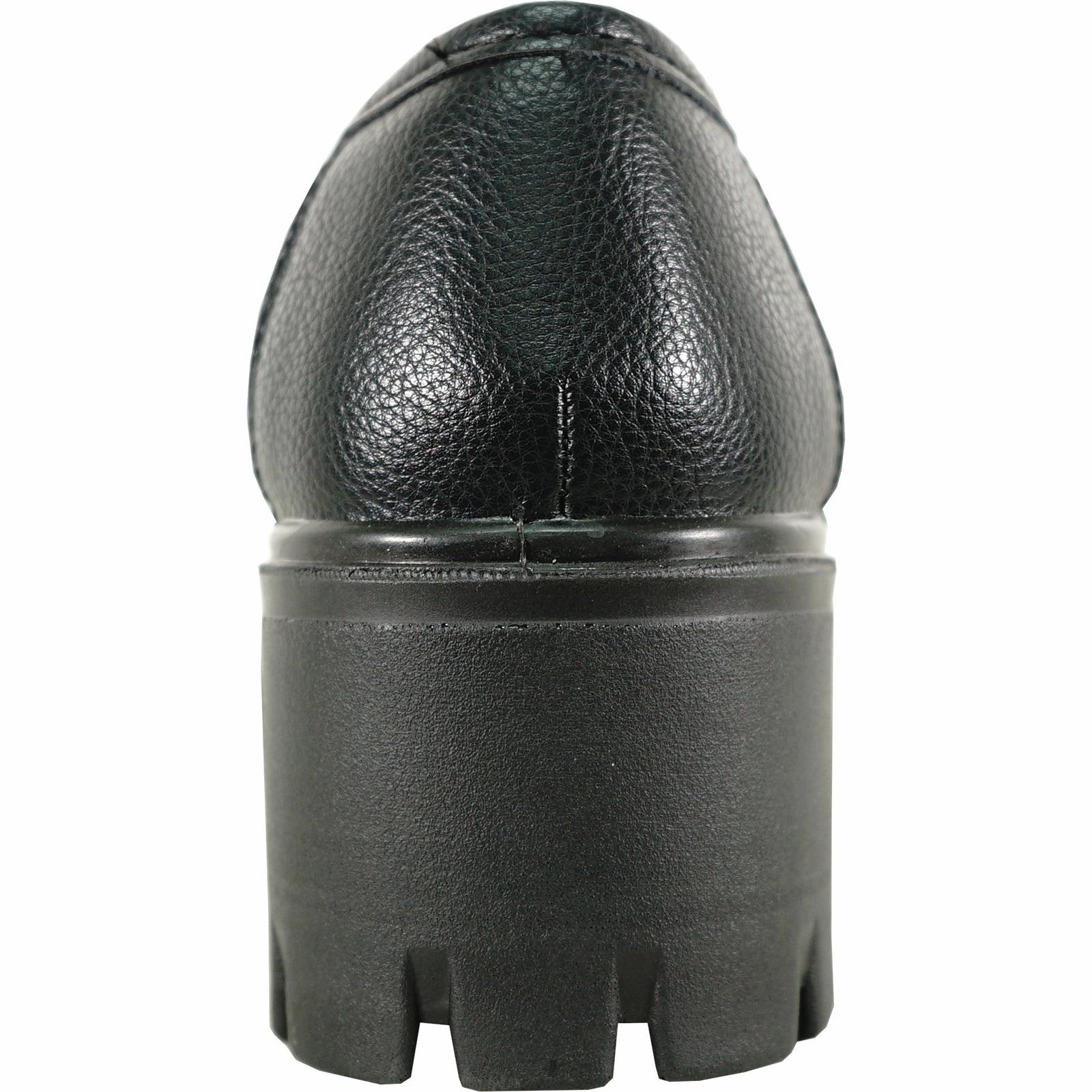 Low Heel Orthopedic Dress Shoes KOZI Women Comfort Dress Shoe OY3302 Platform Chunky Heel Pump Penny Loafer Slip-on Black with Removable Insole