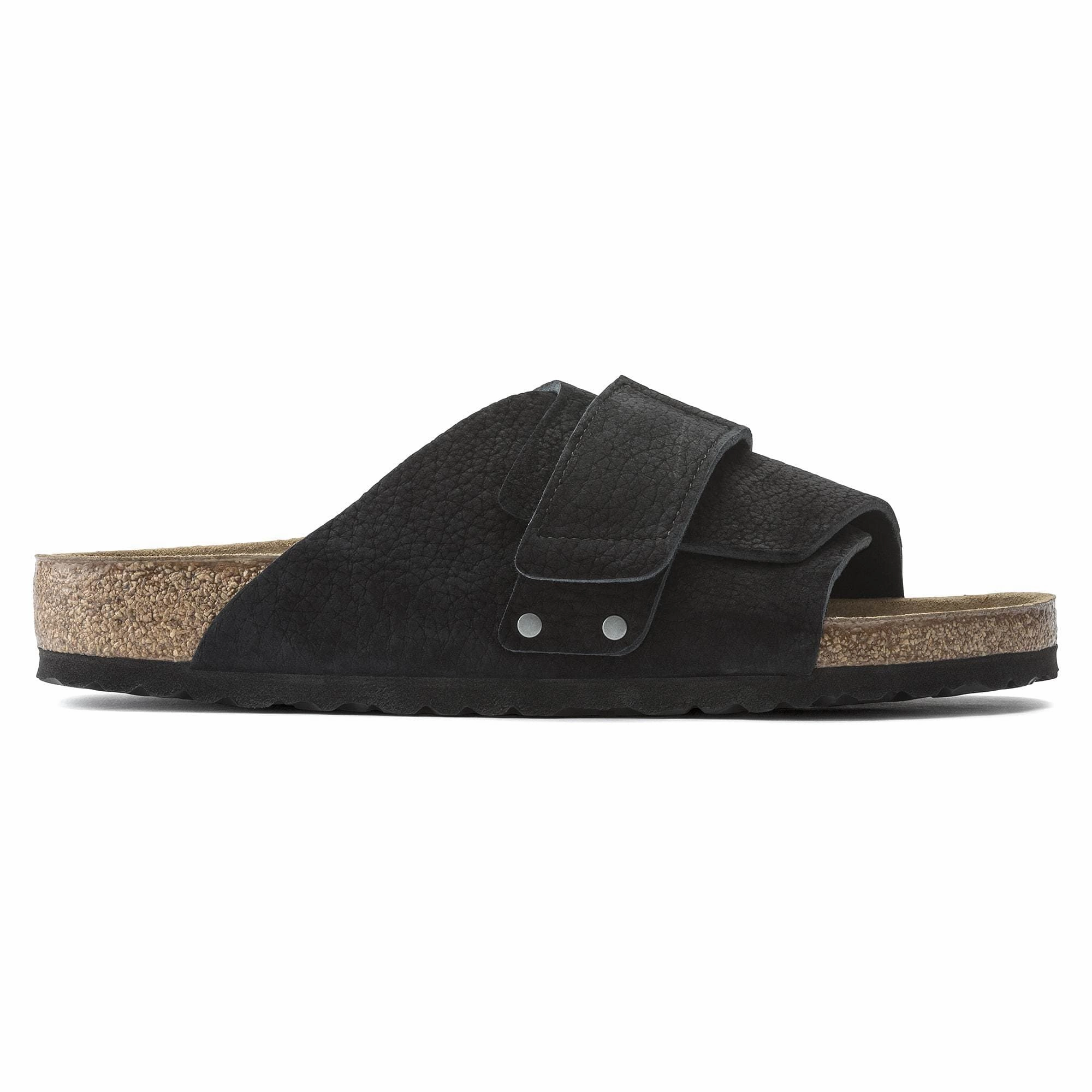 Kyoto Nubuck Leather Sandals Footbed