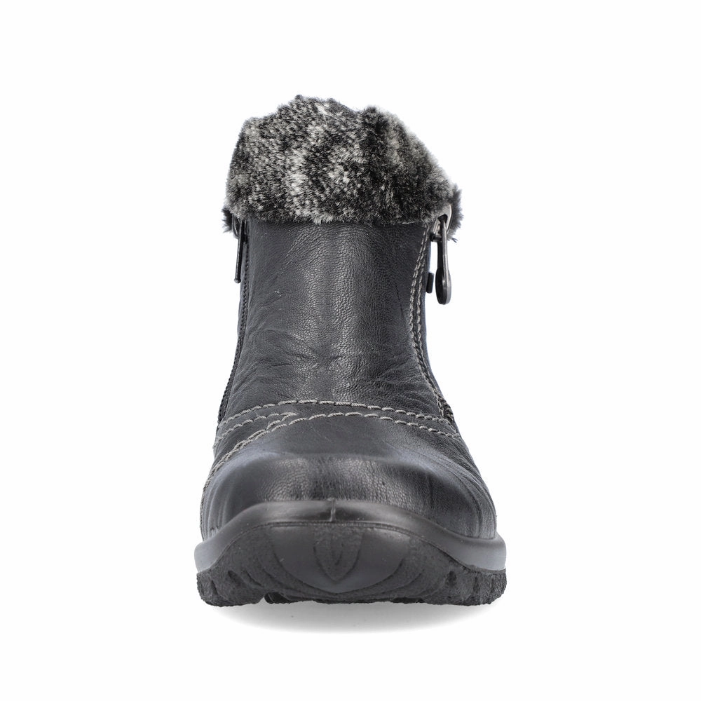 Boots For Men L7172-00 Black Fur Cuff RTex