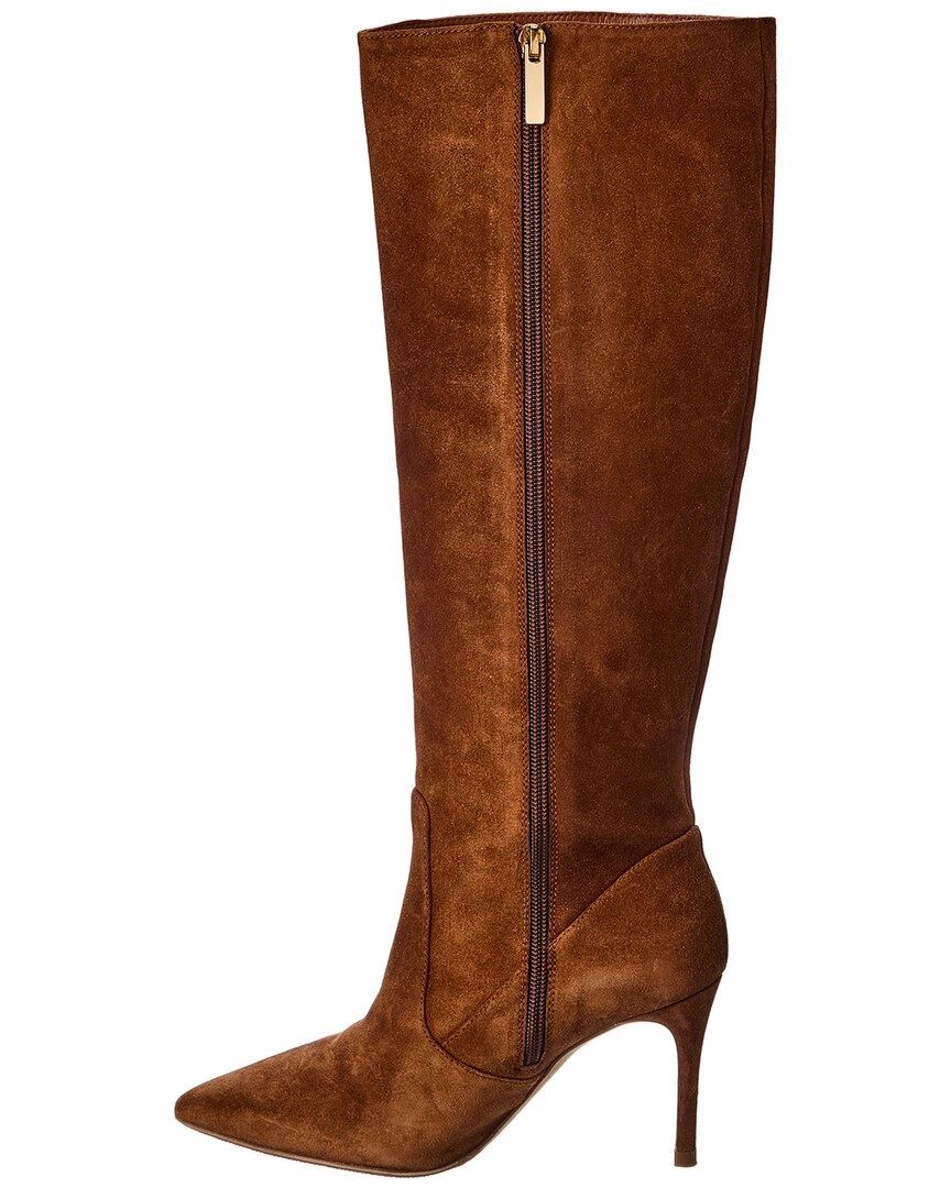 L'AGENCE Lena Knee High Suede Boot Walking Boots Scarpa