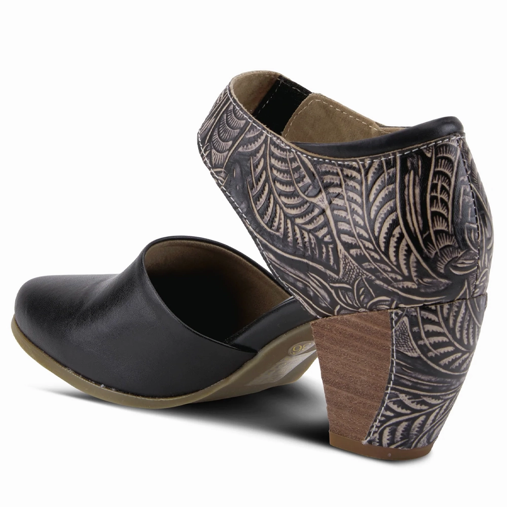 Best Insoles For Dress Shoes L'Artiste By Spring Step Toolie Black Leather (Women's)