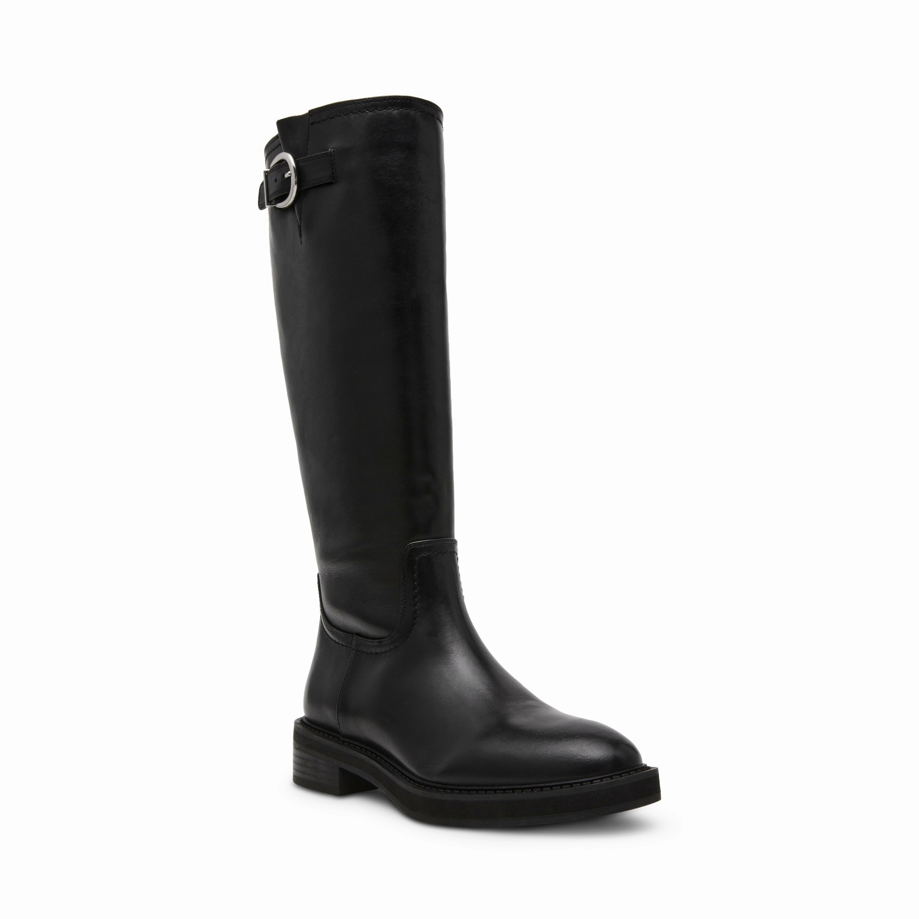 La Rue Boot BLACK LEAT Boots With Roomy Toe Box