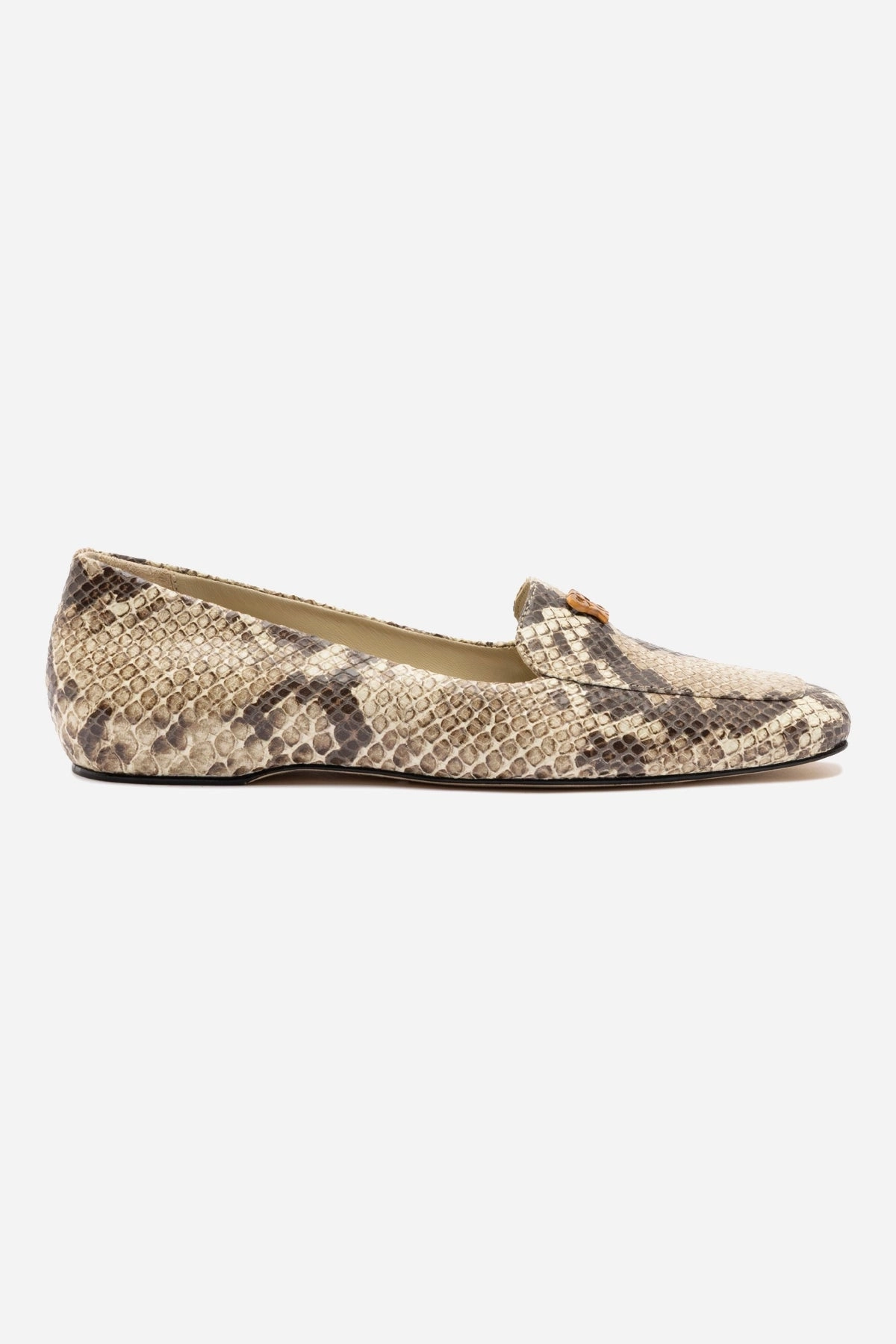 Ladies Lace Up Loafers Larroud x CPPXO Loafer In Neutral Snake Leather