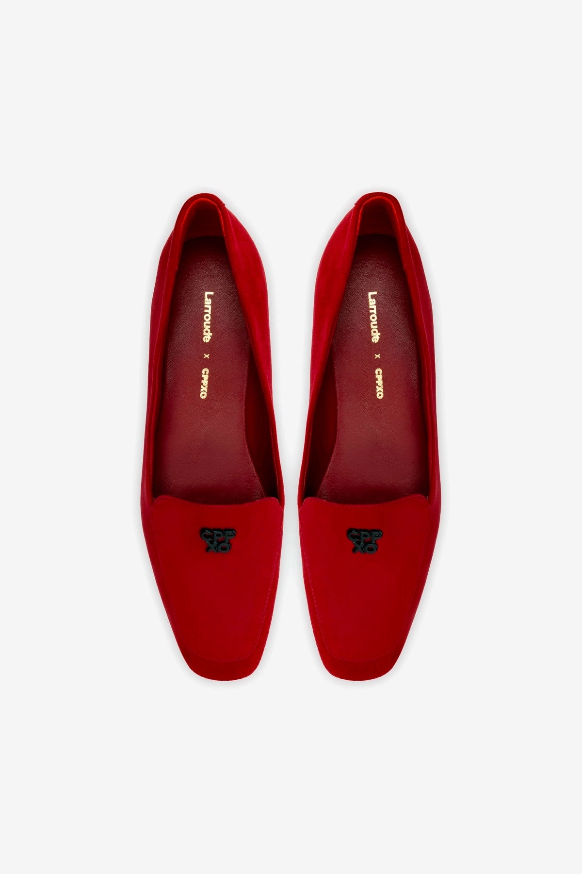 Larroud x CPPXO Loafer In Scarlet Leather Comfortable Platform Loafers