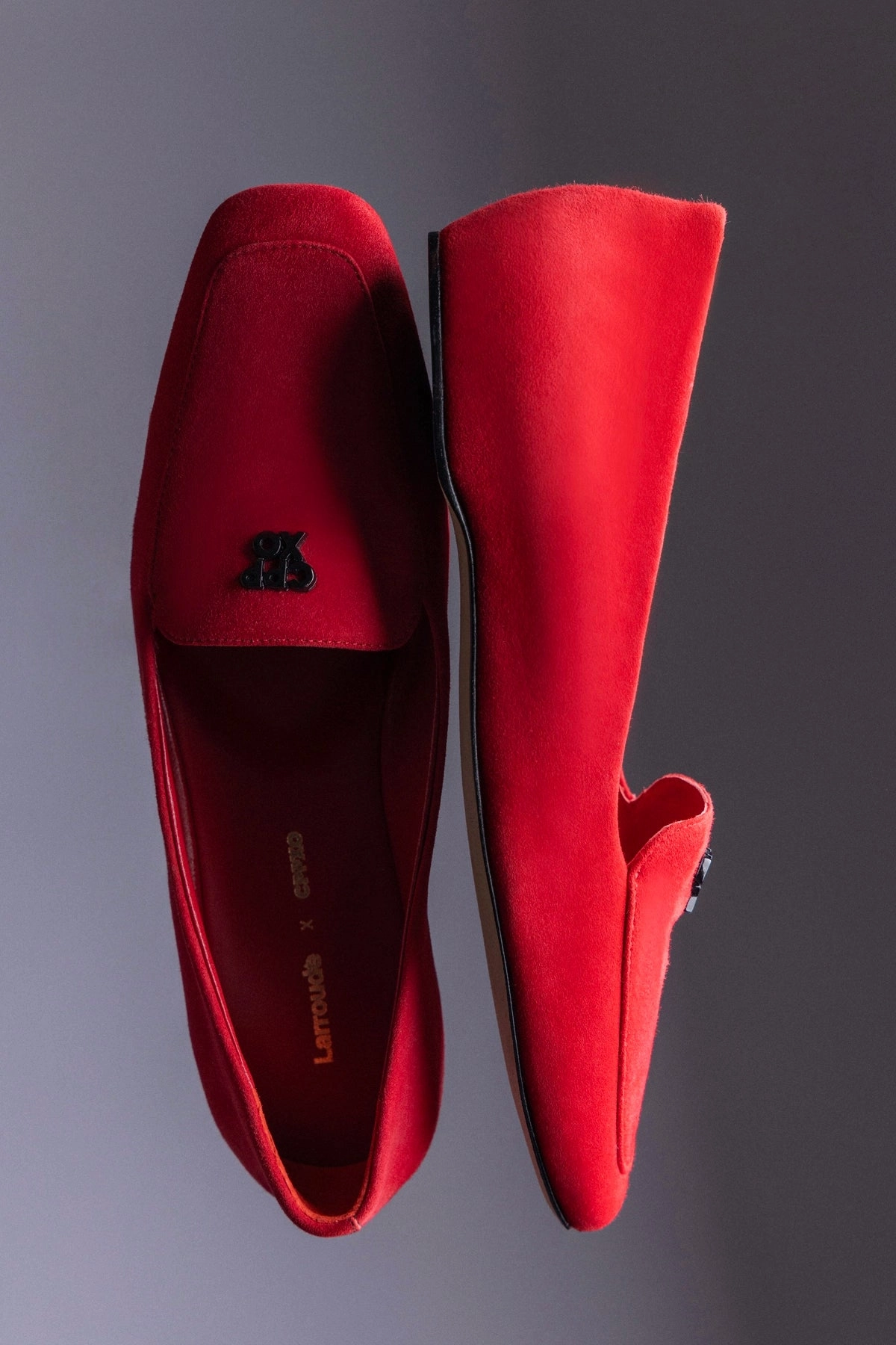 Larroud x CPPXO Loafer In Scarlet Leather Styling Loafers