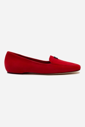 Suede Loafers Summer Larroud x CPPXO Loafer In Scarlet Leather