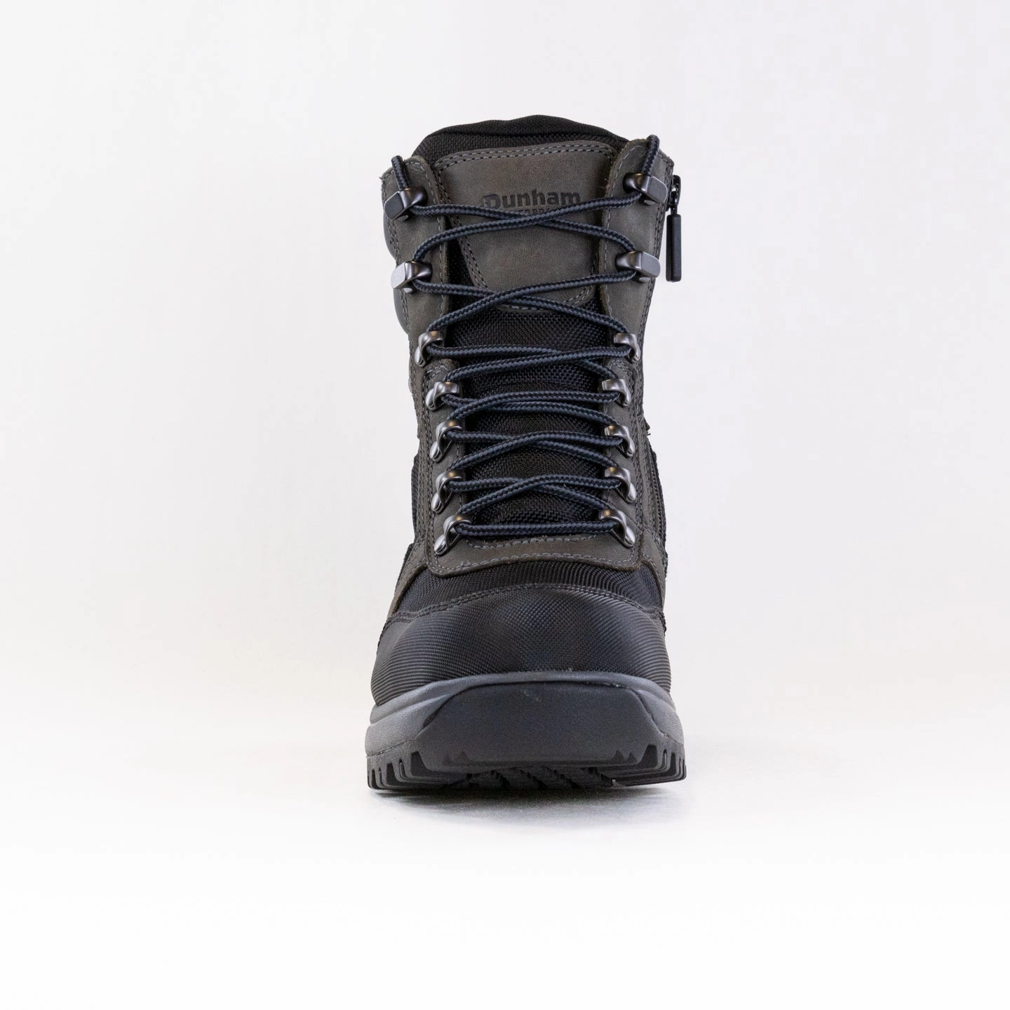 Overland Sheepskin Boots Dunham 8000Works Waterproof 8-Inch Ubal Boot (Men's) - Black/Castlerock