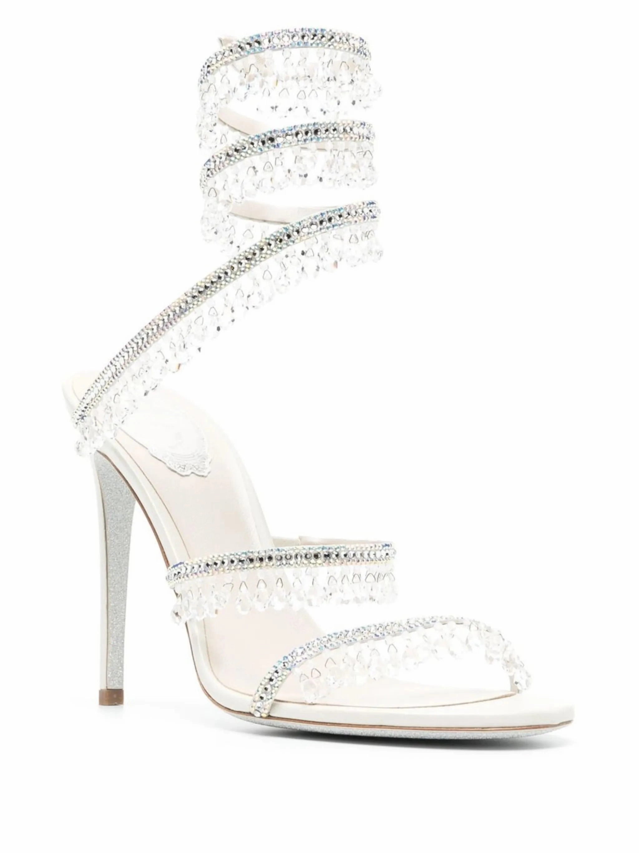 Vintage Platform Sandals Chandelier 105mm crystal-embellished sandals