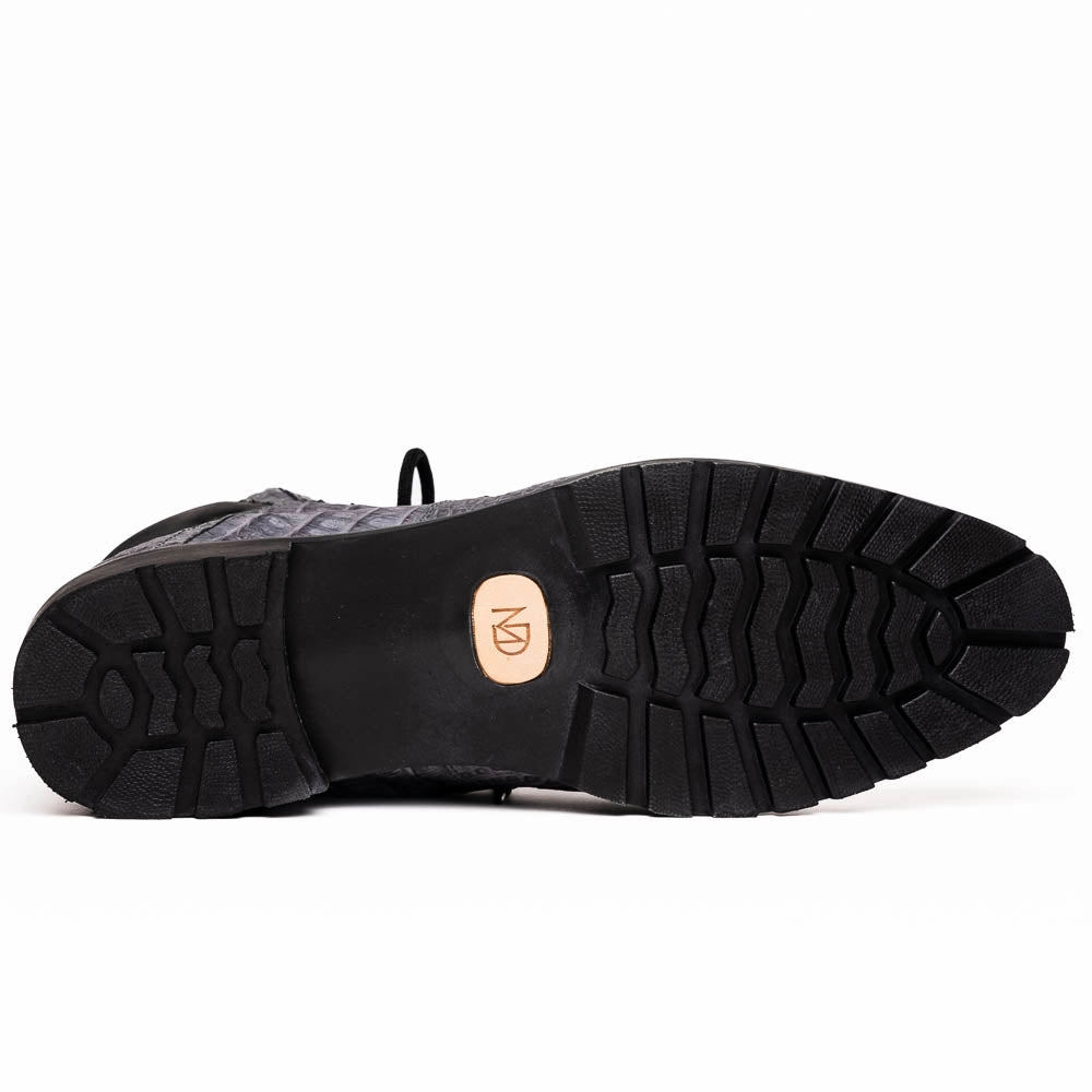 Leoni Oil Gray Dr Marten Thigh Boots