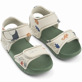 Liewood Blumer Sandals Sea Creature/Sandy Army Sandals