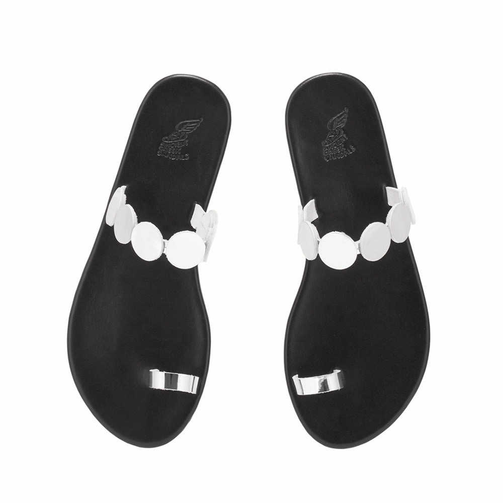 Custom Made Sandals Calisto Silver