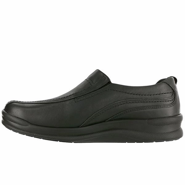 Dress Mule Shoes SAS Cruise On Loafer Black Leather (Men's)