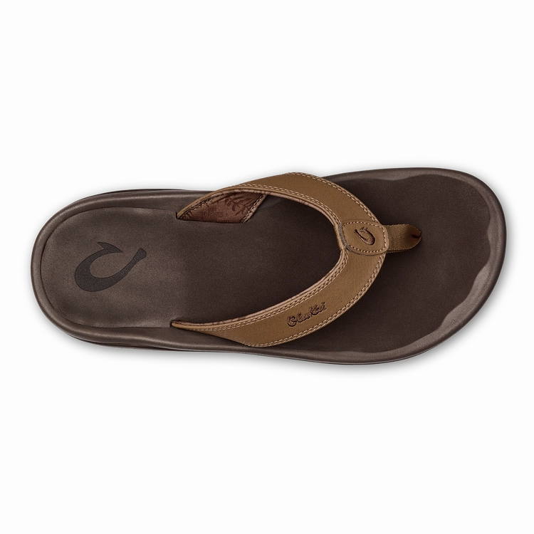 Olukai Ohana Sandal-Tan/Dk Java Sandals Closed Toe