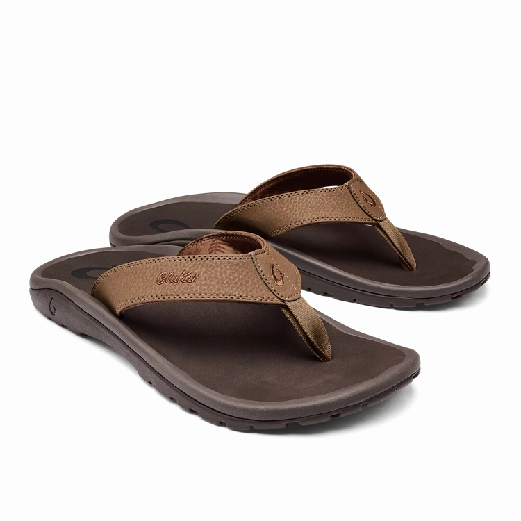 Olukai Ohana Sandal-Tan/Dk Java Sun Sands Sandals