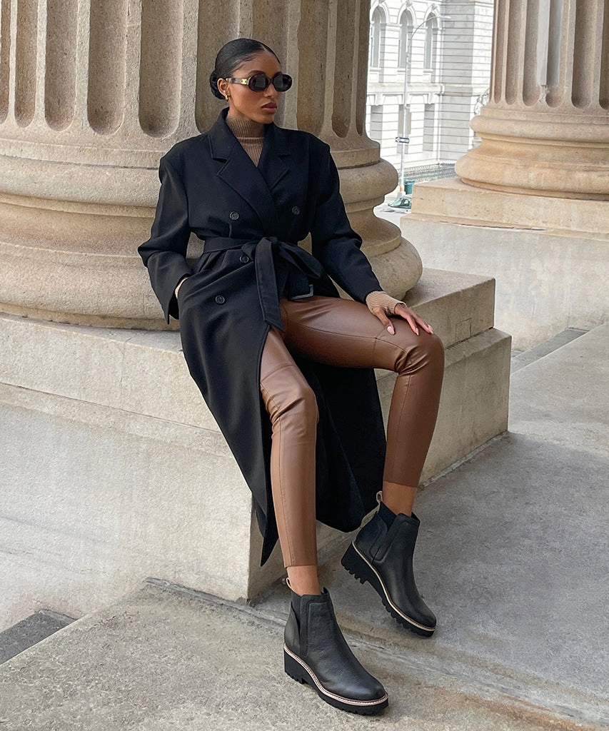 HUEY H2O BOOTS BLACK LEATHER - re:vita Establo Boots