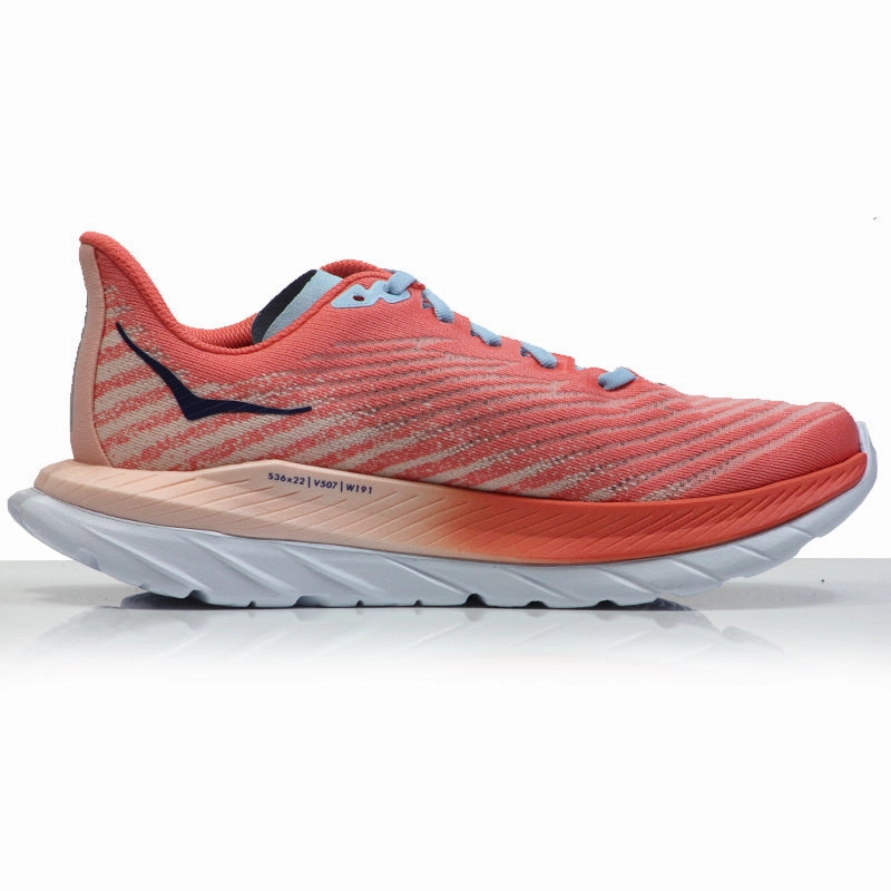 Shoes Jonesboro Ar Hoka One One Mach 5 Women's Running Shoe - Camellia/Peach Parfait