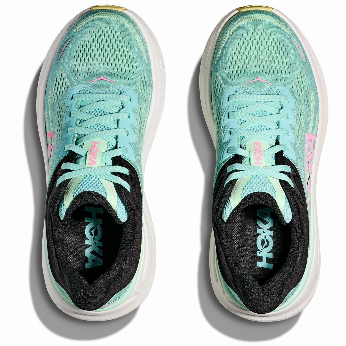Hoka Bondi 9 Running Shoes - Womens - Blue Spark/Mint Fluorite The Best Shoes For Running