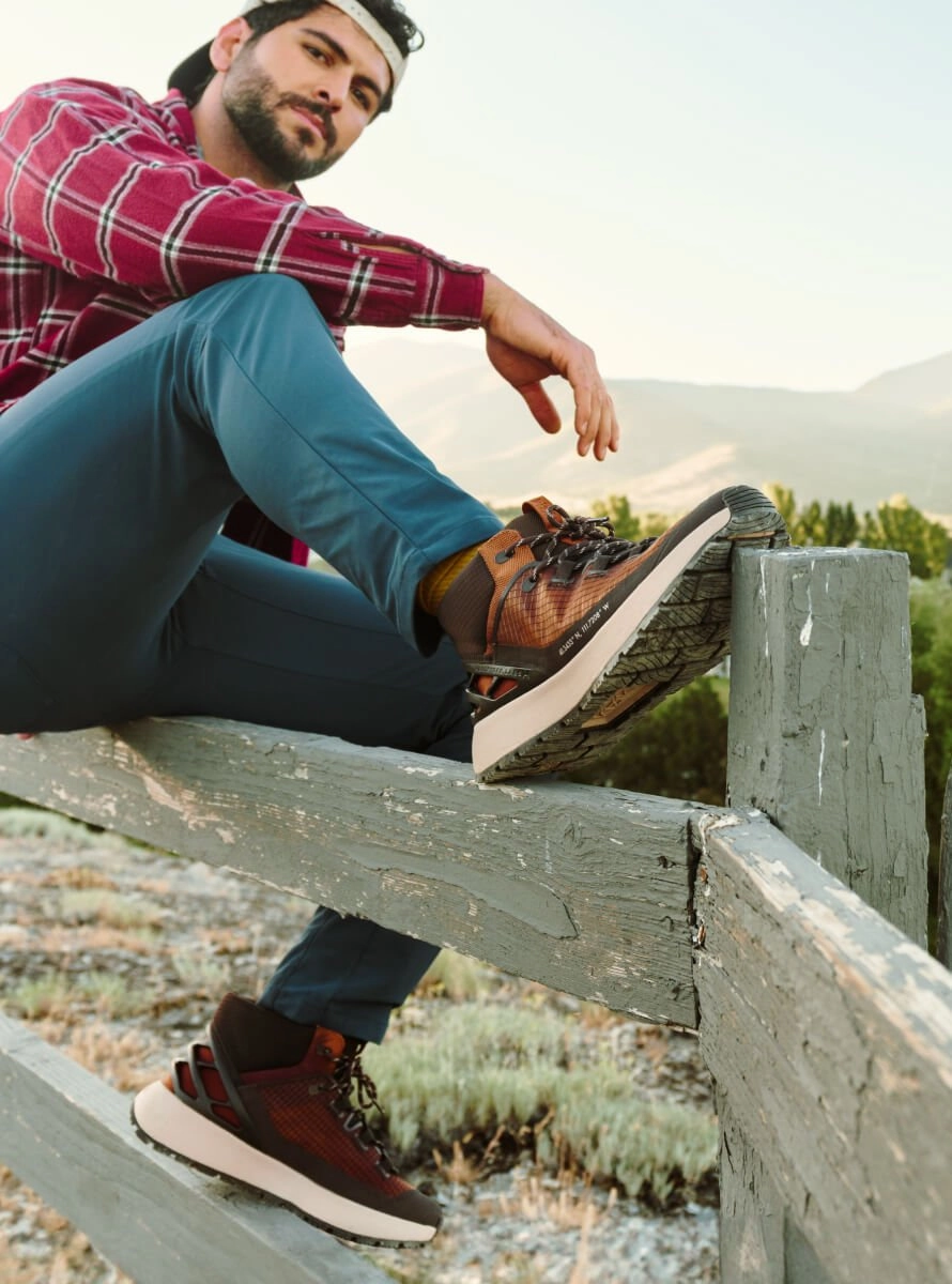 Men's Wasatch Mid - Caramel Caf Converse Heels Boots