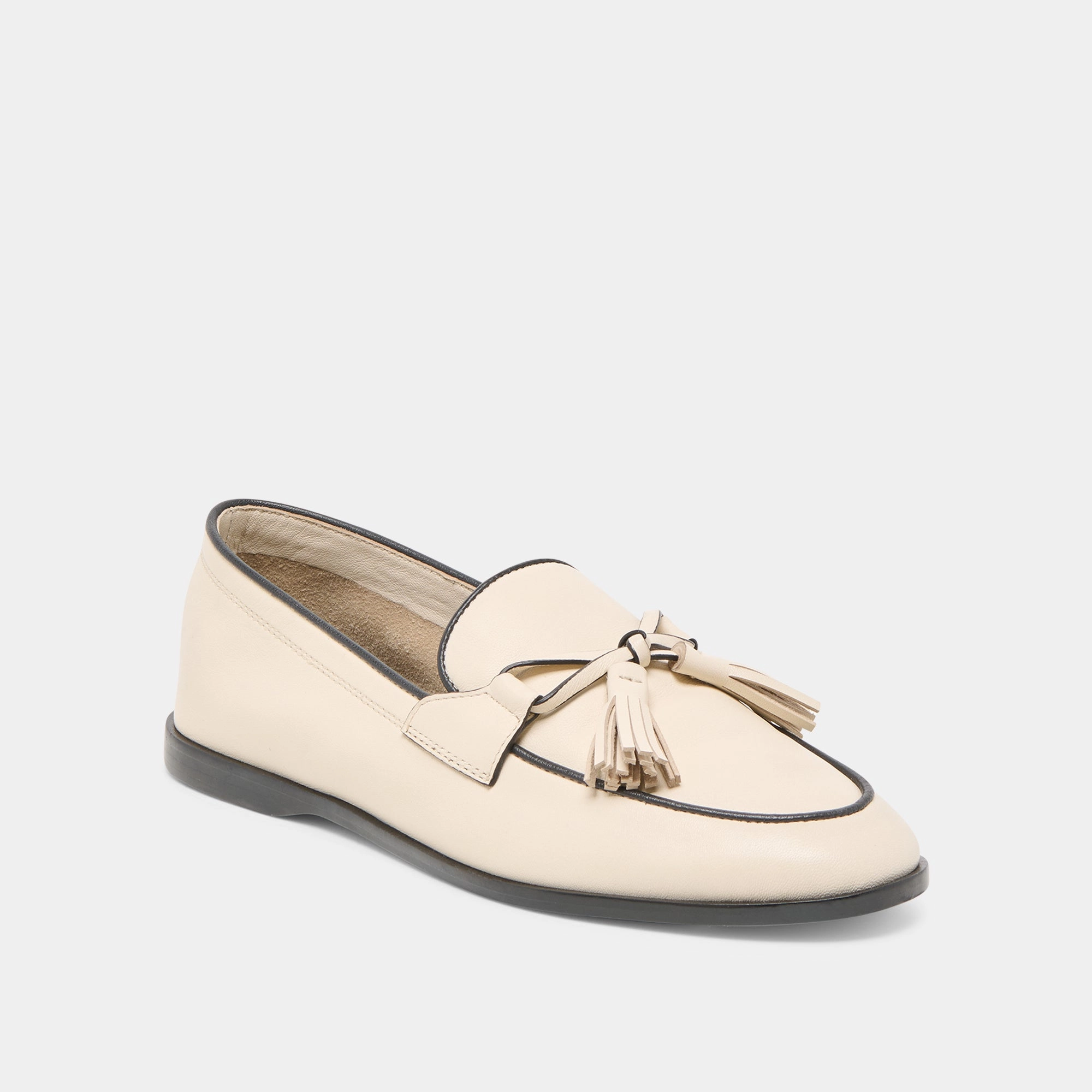 Funky Loafers LOKLAN LOAFERS IVORY LEATHER