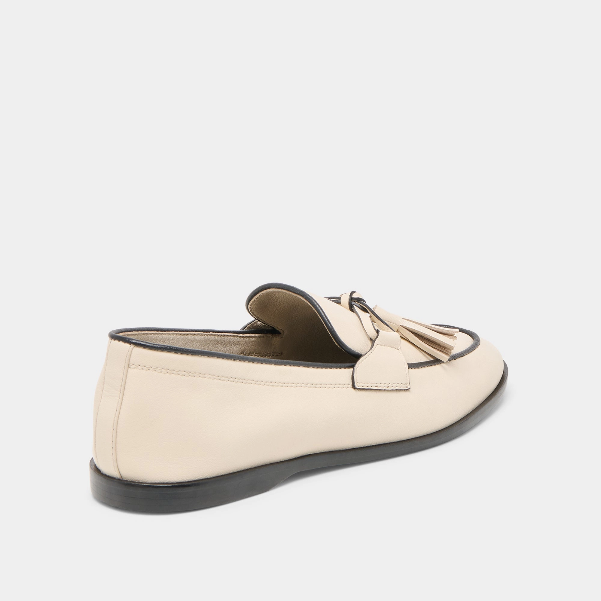 LOKLAN LOAFERS IVORY LEATHER