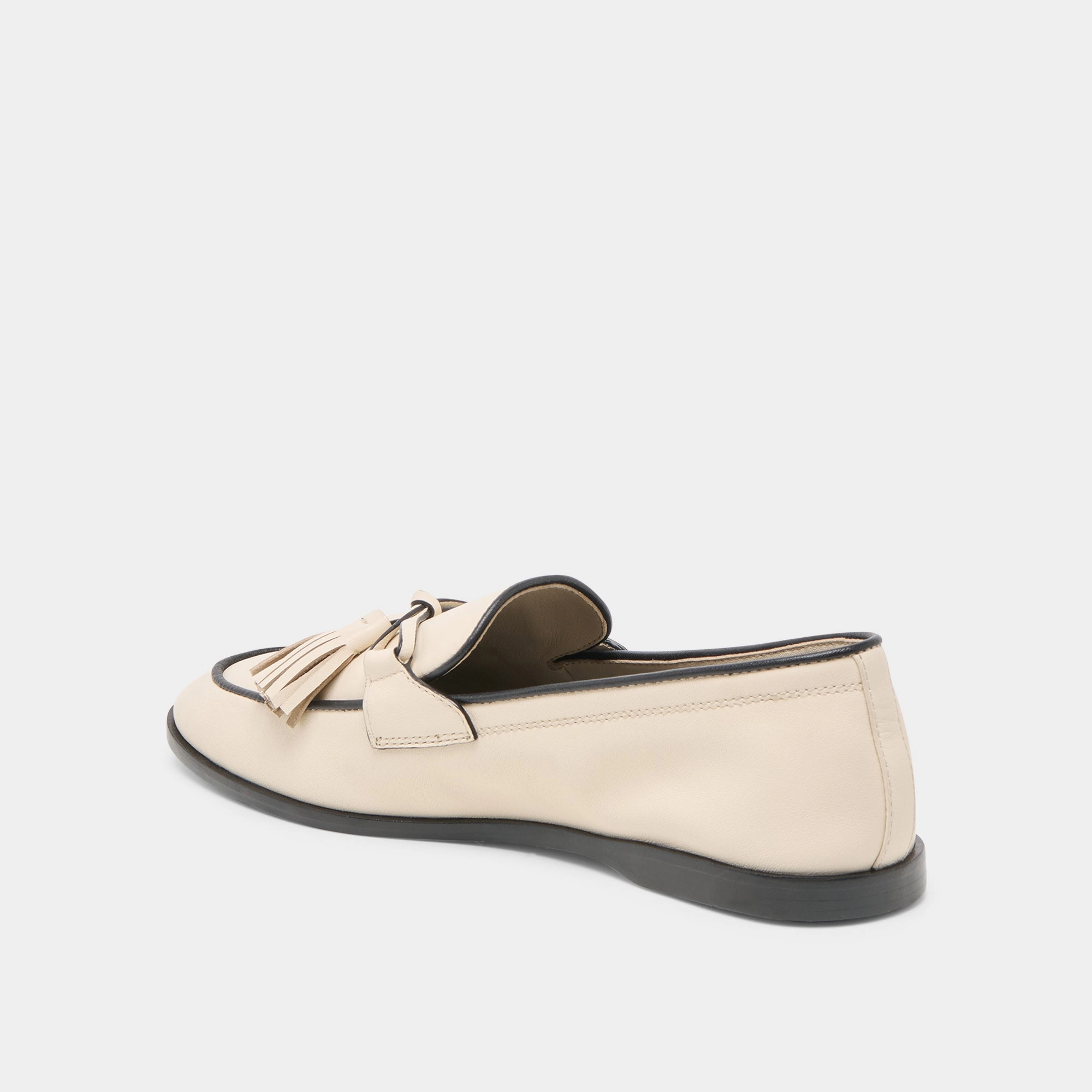 Wide Width Loafers LOKLAN LOAFERS IVORY LEATHER