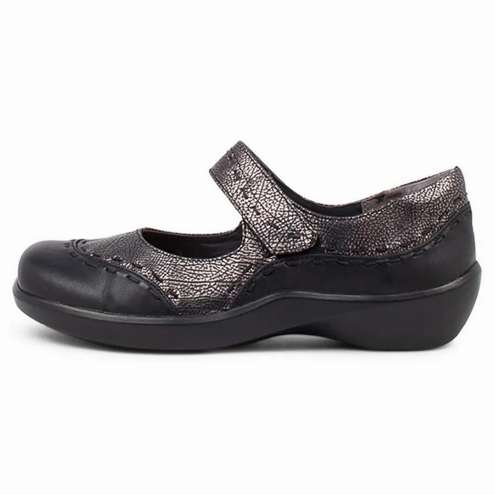Dress With Shoes Ziera Gummibear Black/Antique Pewter Mary Jane (Women's)