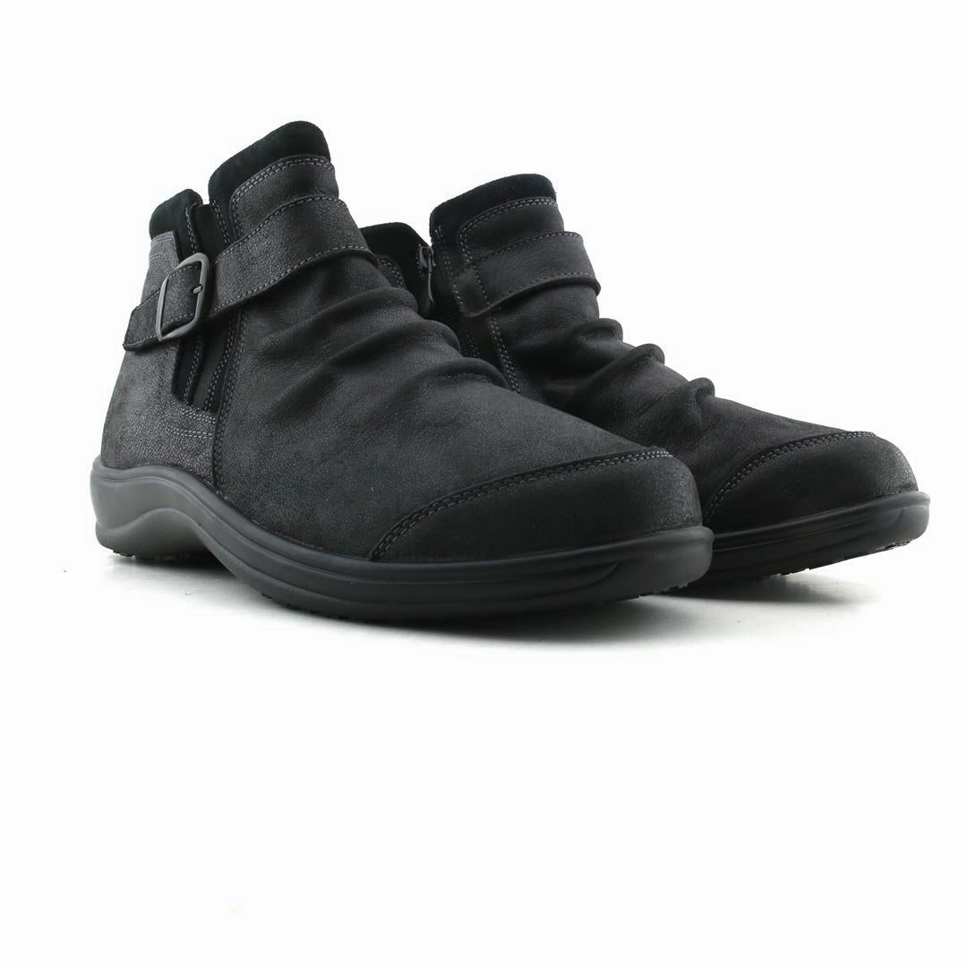 Orthofeet - Women - Heidi - Black Unisex Dress Shoes