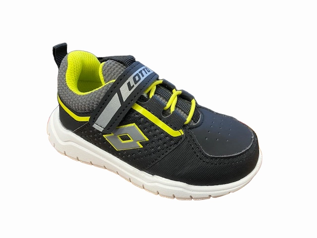 Lotto scarpa da ginnastica da bambino Spacelite AMF II INF S 218187 5EA nero-grigio Running Sneakers For Shin Splints
