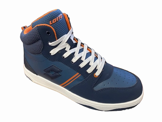 Lotto sneakers alta da ragazzo con zip e laccio Rocket AMF III Mid Jr 218155 6Y3 ocean blue-dark blue Cape Robbin Sneakers