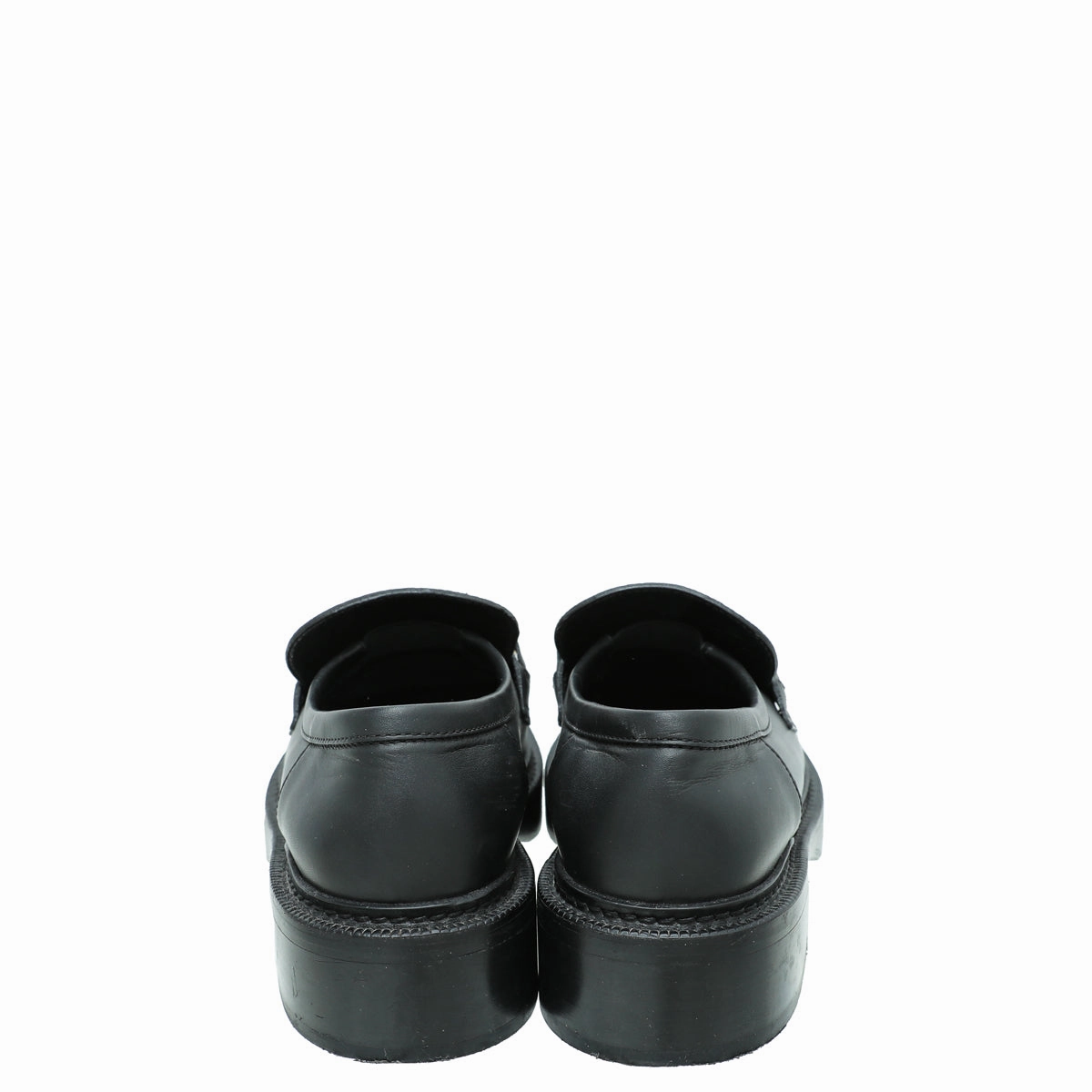 Louis Vuitton Bicolor Monogram Calf Academy Loafers 37.5 Skip And Loafers