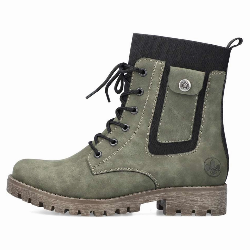 Custom Soccer Boots Rieker Payton 40 Liane Biker Boot (Women's)