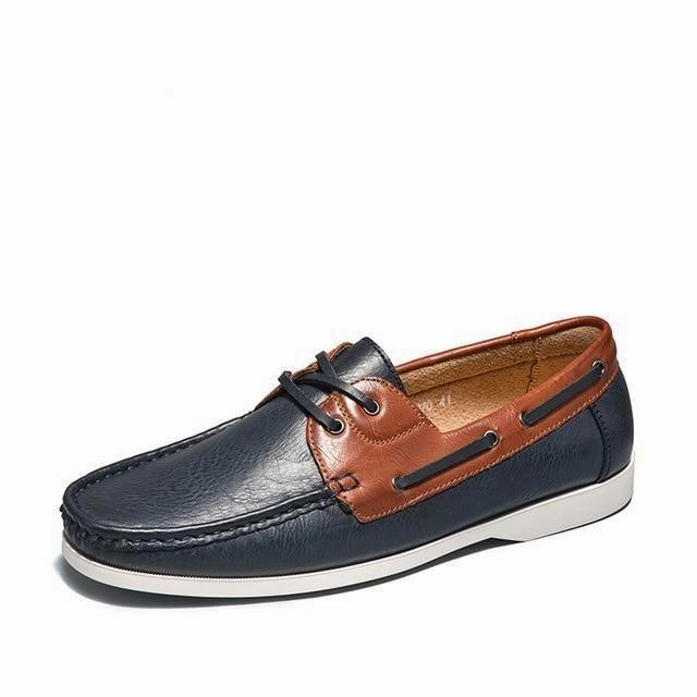 Loafers Online West Louis Leather Moccasins With Fashion Laces