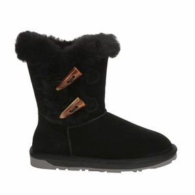 Caswell Boots EverAu Australia Women Stork Horn Toggle button Short Boots