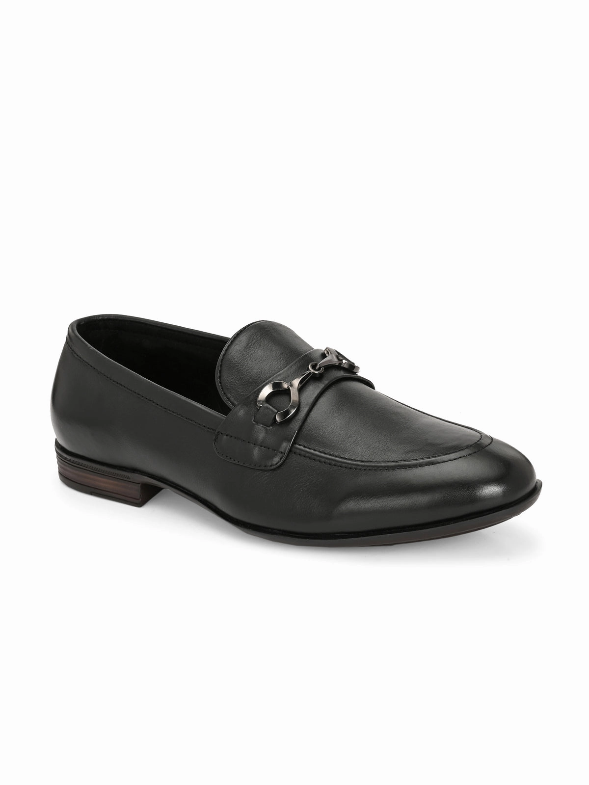 Loafers With Bow Reece Buckled Leather Loafers