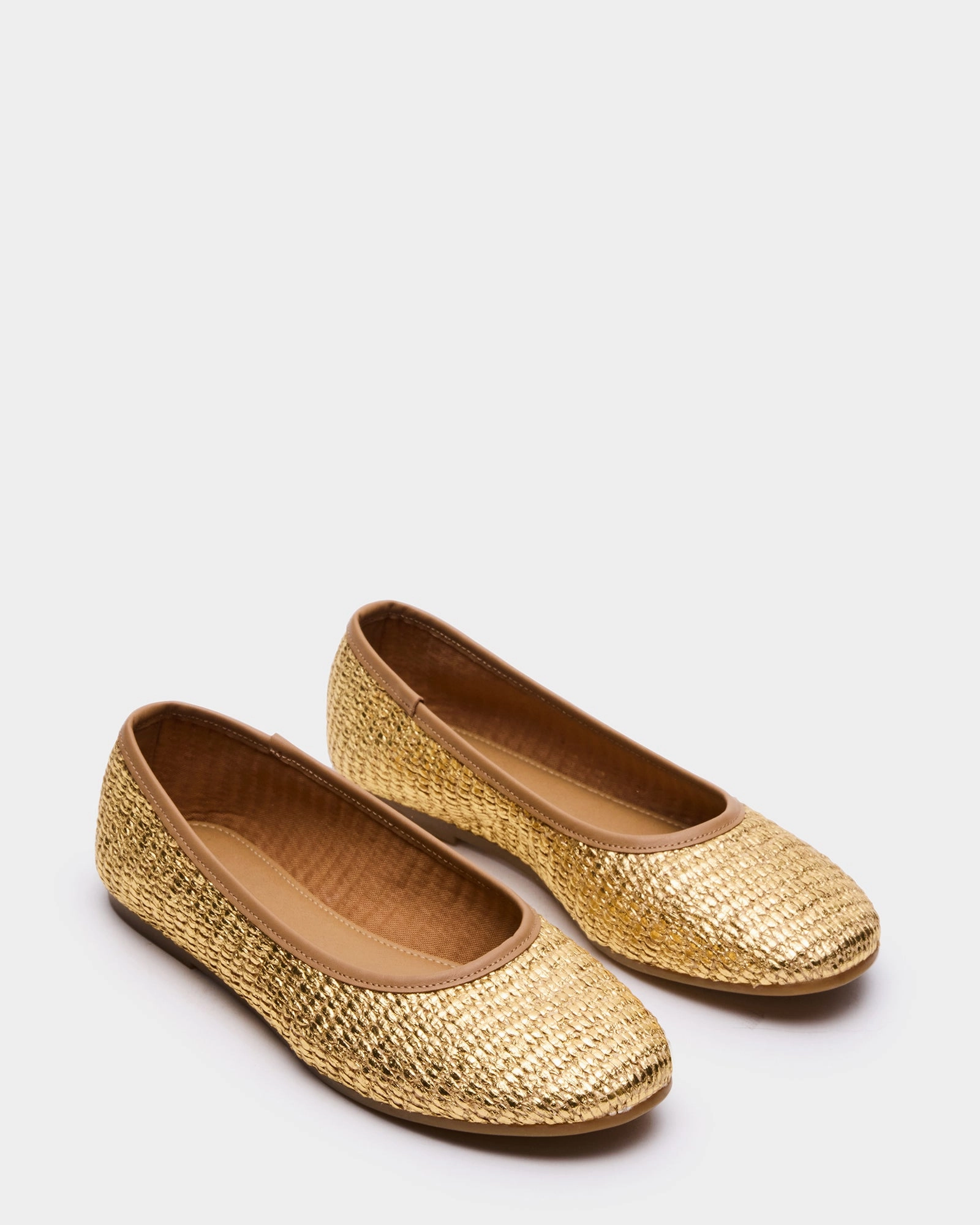 MERLOT GOLD RAFFIA Zevacci Loafers