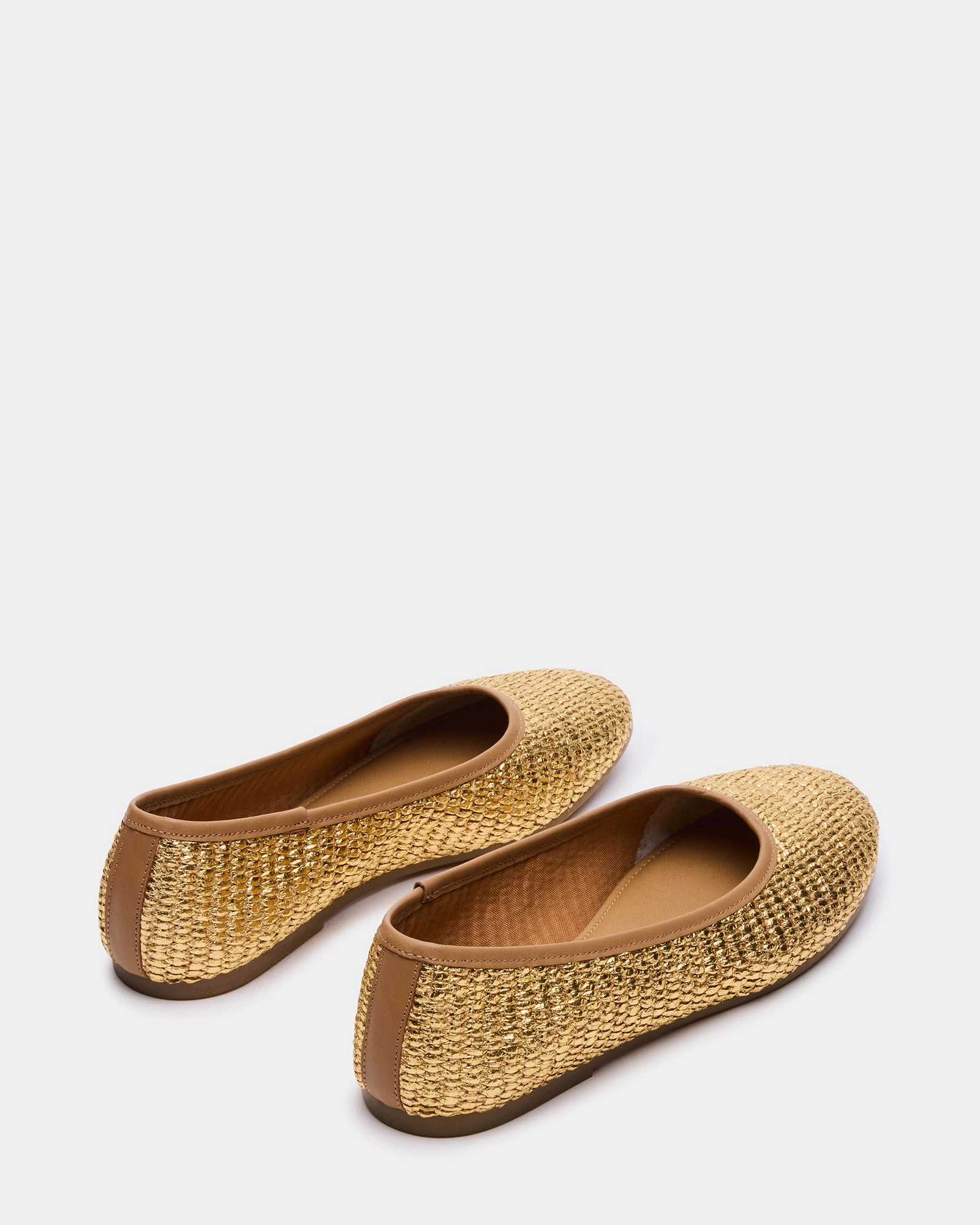 MERLOT GOLD RAFFIA Loafers Bow