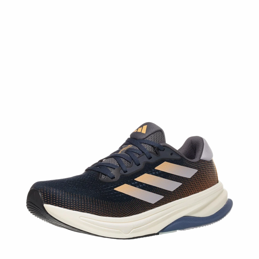 Adidas Men's Supernova Solution Sneaker in Aurora Ink/Glory Grey/Oat Hemp Adidas Shoes