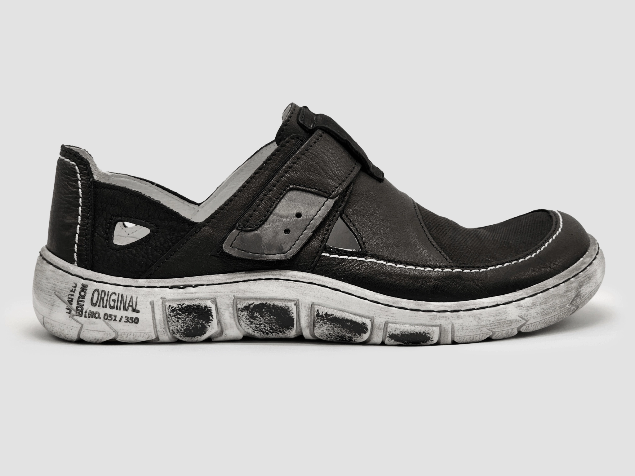 Men's Original Leather Sandals - Black Sandals All Inclusive