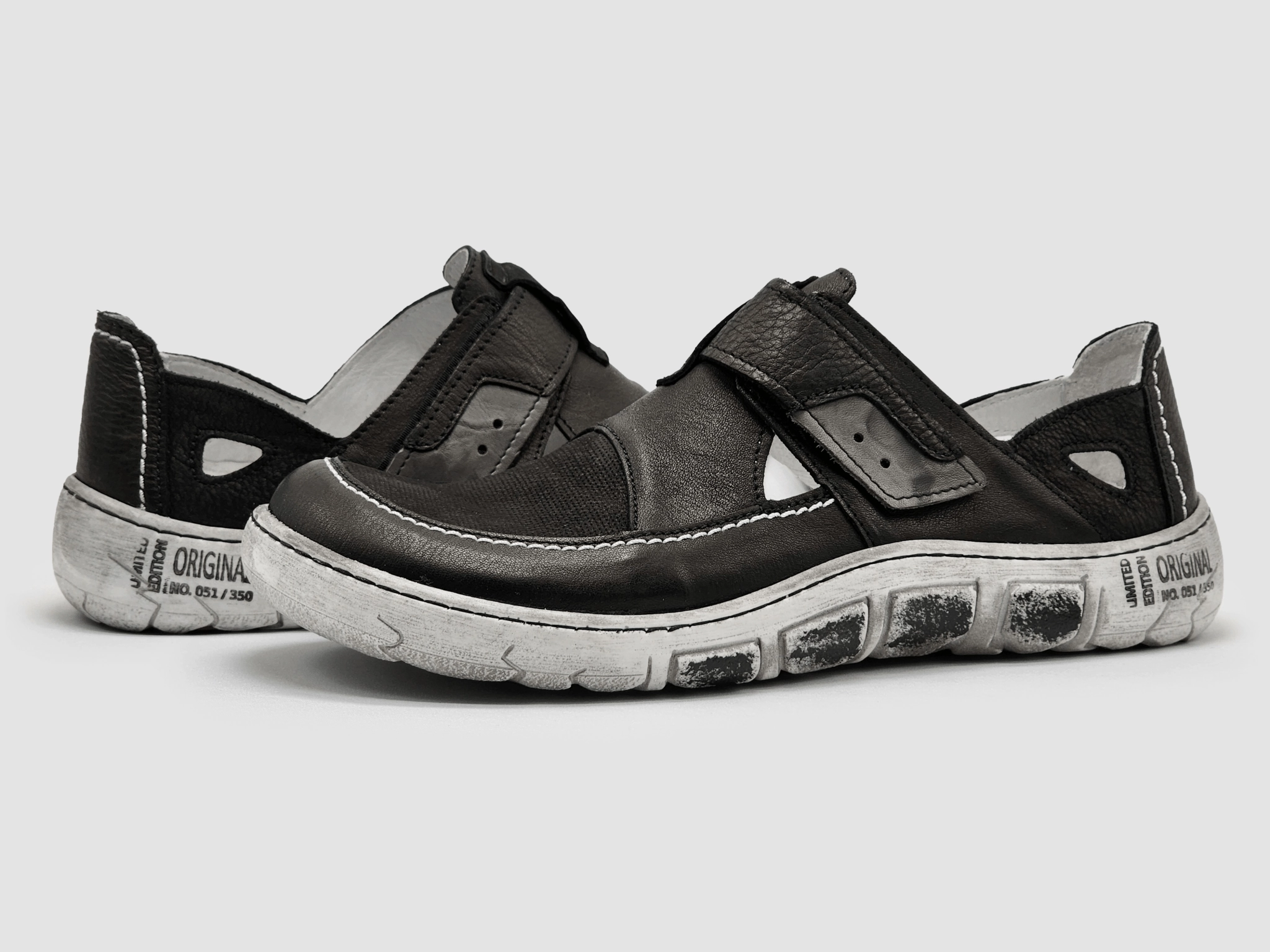 Pb Sandals Men's Original Leather Sandals - Black