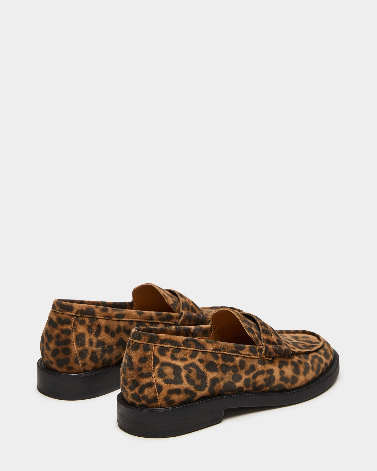 Chunky Patent Leather Loafers MADISON LEOPARD SUEDE