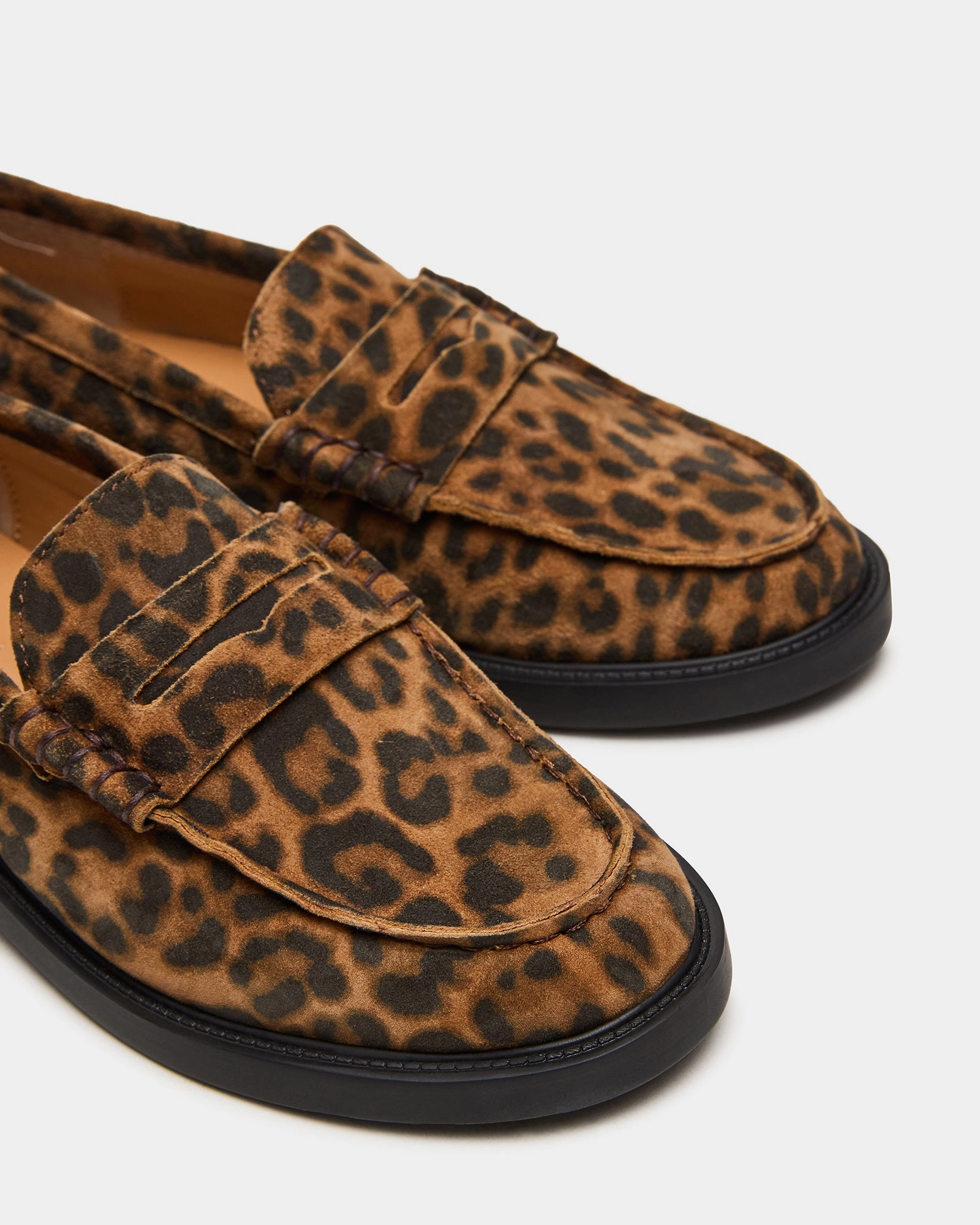 MADISON LEOPARD SUEDE Casual Work Loafers