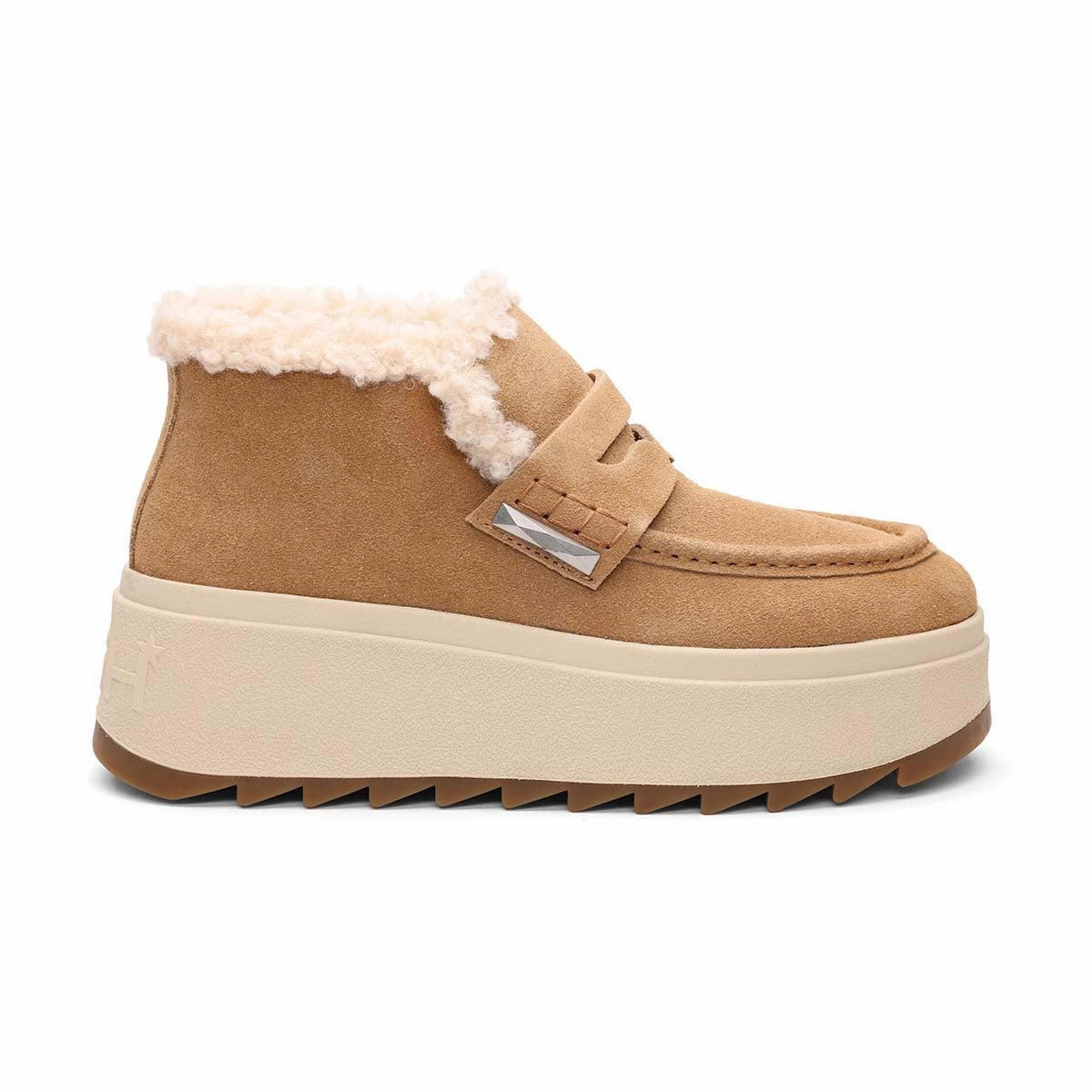 Paint Boots Magic Moc Fur Lined Ankle Bootie