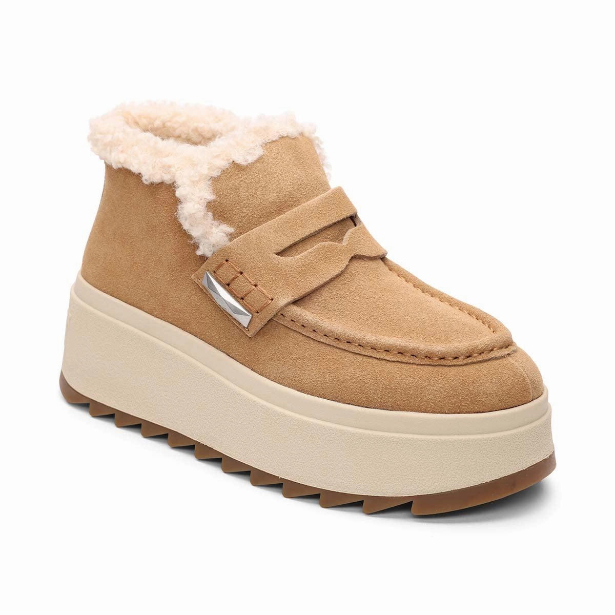 Costco Snow Boots Magic Moc Fur Lined Ankle Bootie