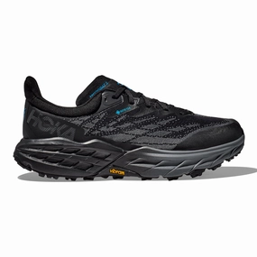 Shoes Size 16 Men's Hoka Speedgoat 5 GTX, Black/Black, 10.5 D Medium