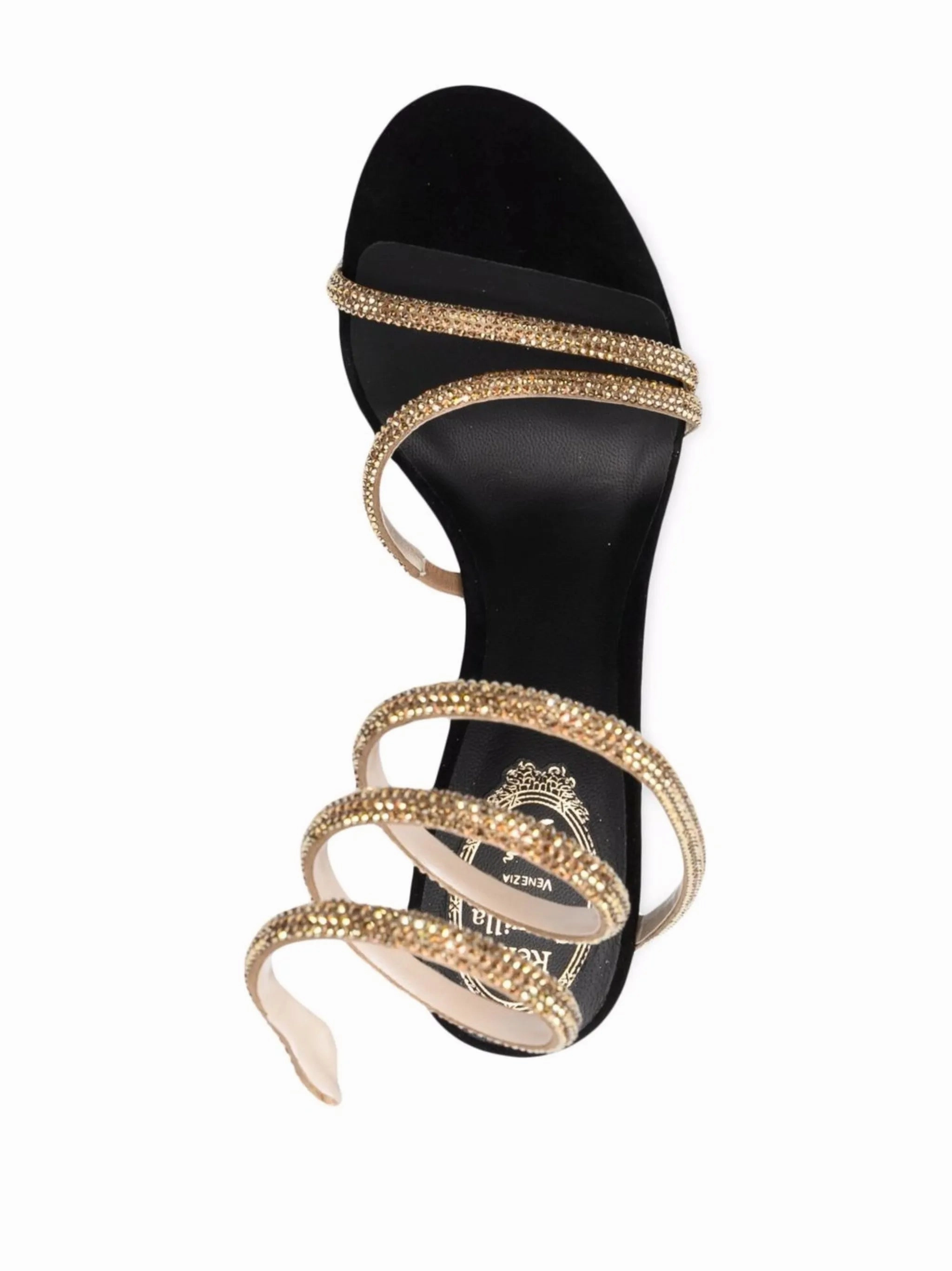 Sandals Resort Package Margot 120mm jewelled snake sandals