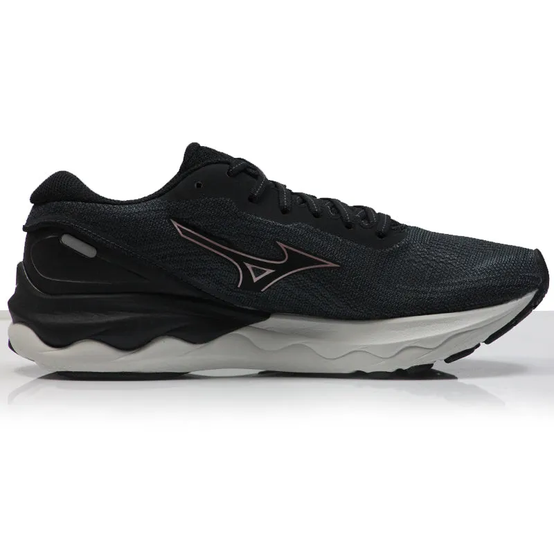 Discount On Running Shoes Mizuno Wave Skyrise 3 Women's Running Shoe - Black/Rose Copper/Nimbus Cloud