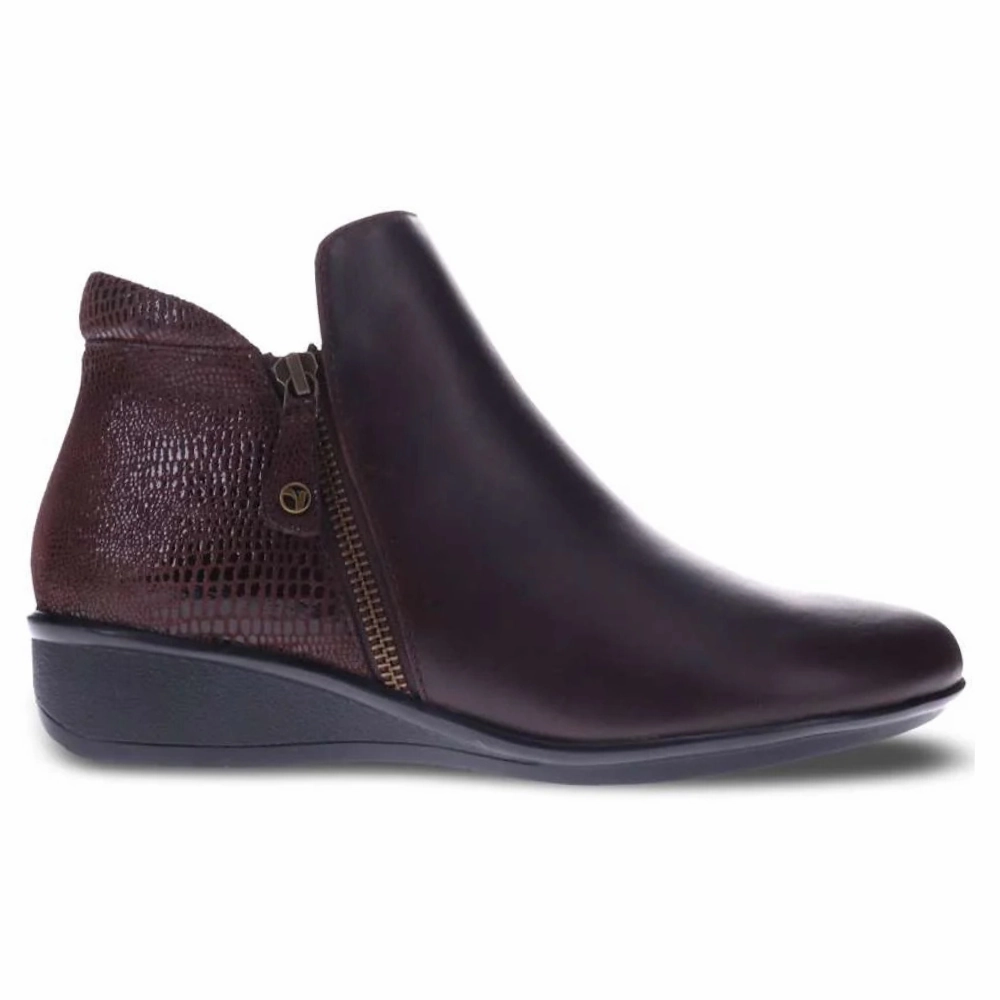 Revere Damascus Espresso Lizard Boot (Women's) Wild Boots