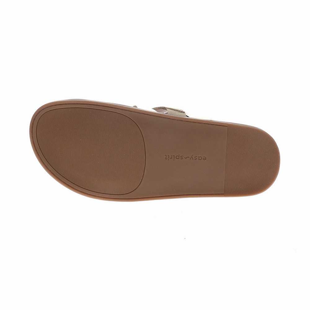 Big Time Sandals Trevin Metallic Slide Footbed Sandals